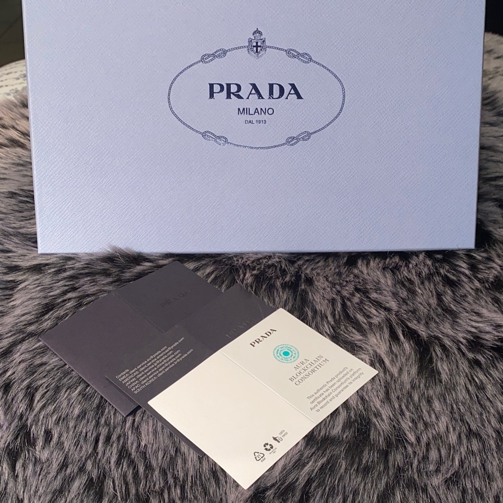 Prada Glossy Black Slingback Heels - Picture 13 of 14